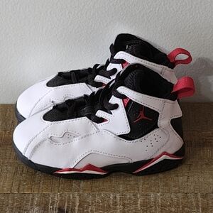 Jordan True Flight 'White/Black/Varsity Red' (TD) Toddler Size 8C